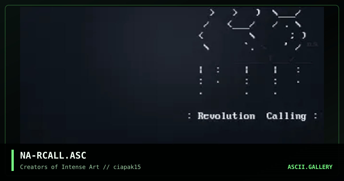 NA-RCALL.ASC, by napalm, 1994