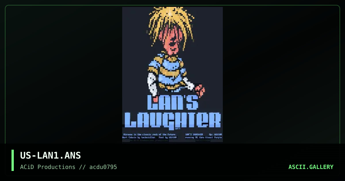 Lan's Laughter, by technicolor, bedlam, 1995