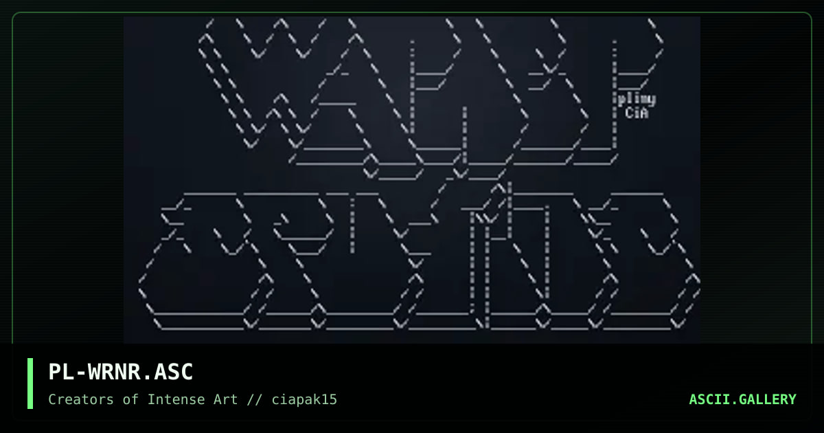 PL-WRNR.ASC, by pliny, 1994