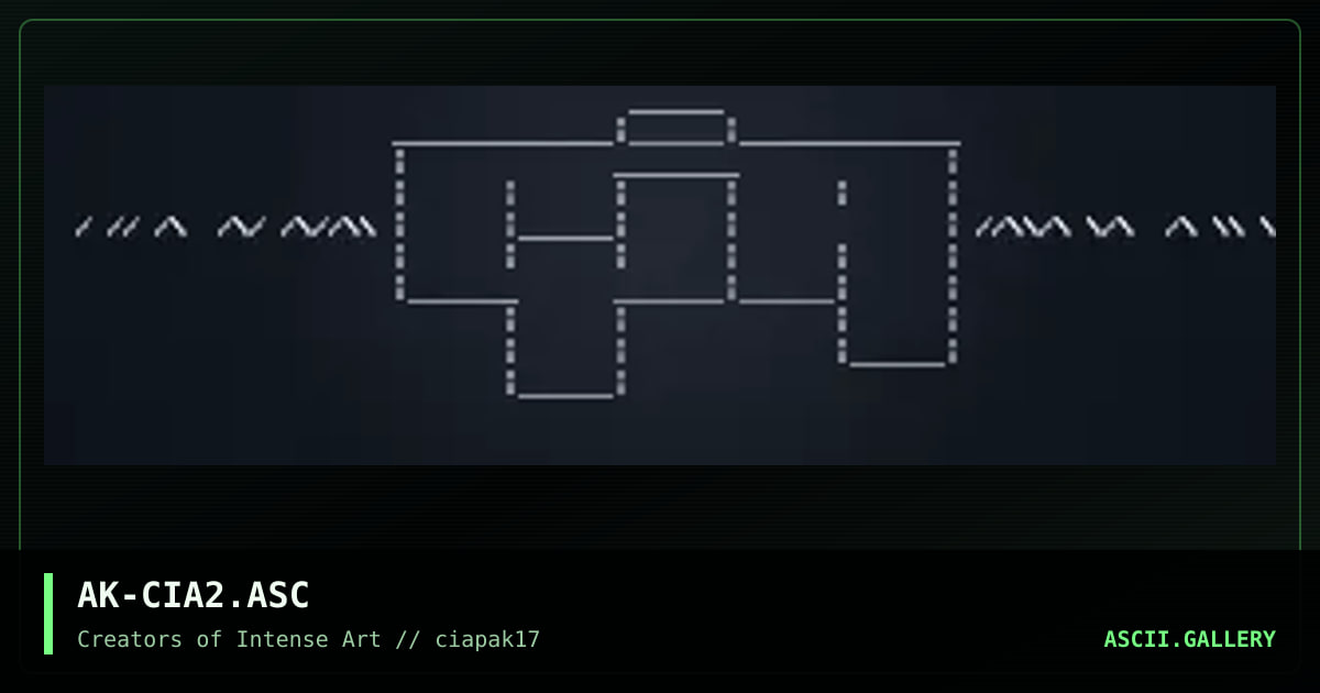 AK-CIA2.ASC, by archaeik, 1994