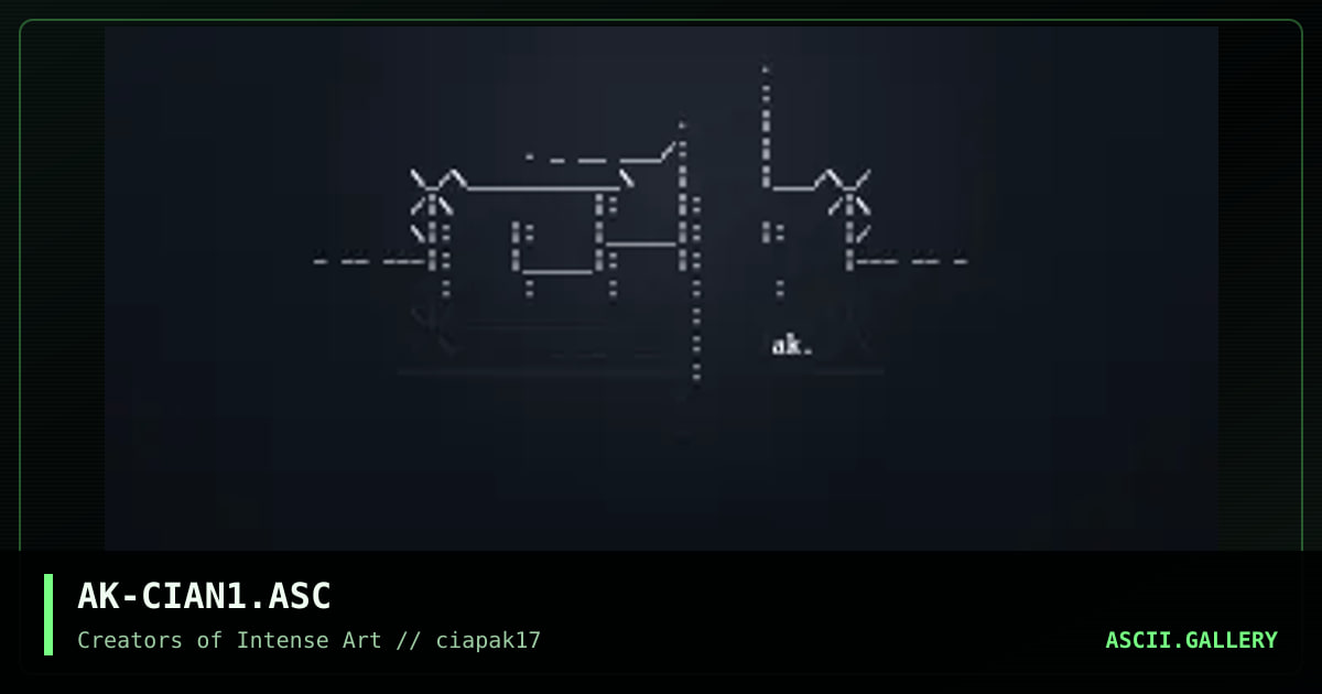 AK-CIAN1.ASC, by archaeik, 1994