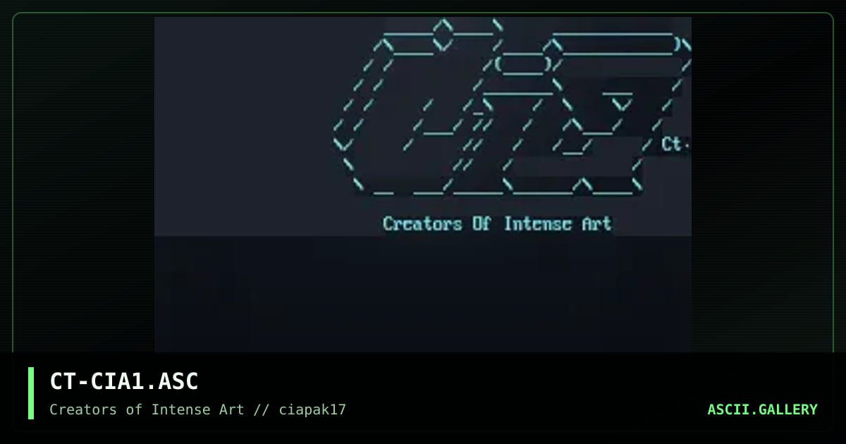CT-CIA1.ASC, by coruption, 1994