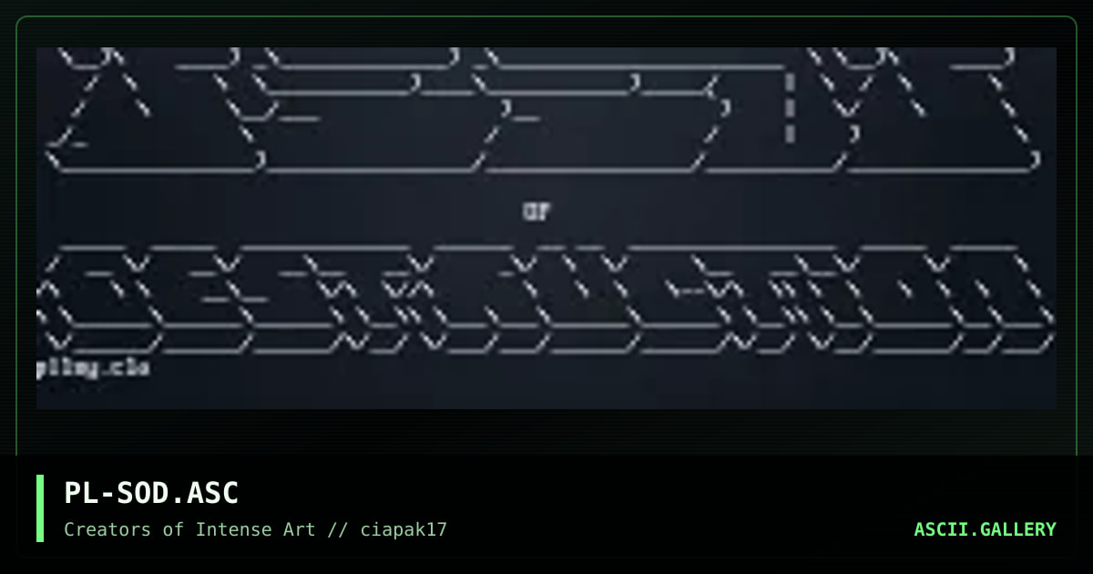 PL-SOD.ASC, by pliny, 1994