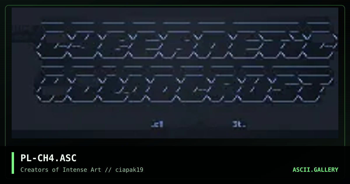 PL-CH4.ASC, by pliny, 1994
