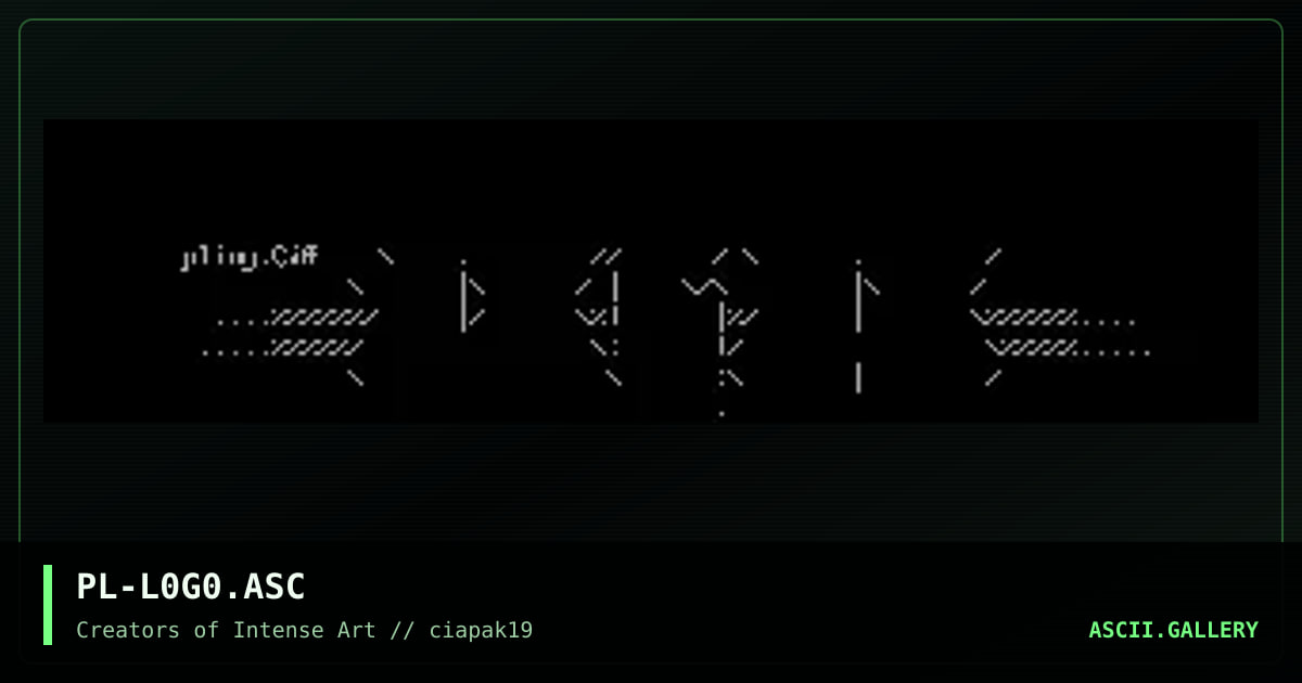 PL-L0G0.ASC, by pliny, 1994