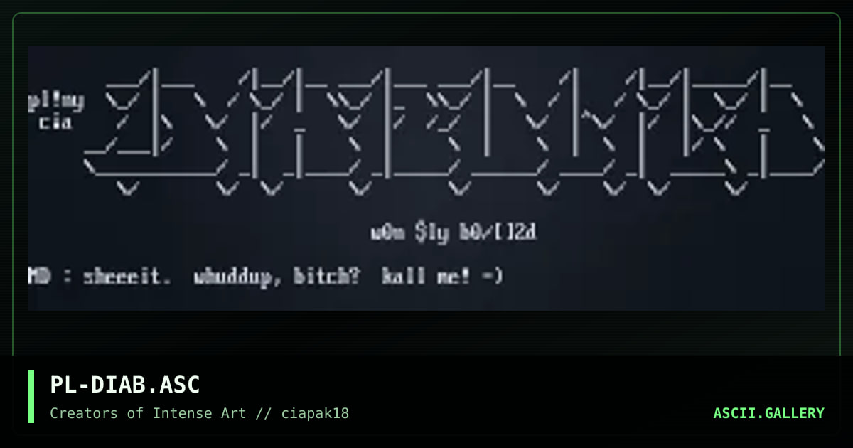 PL-DIAB.ASC, by pliny, 1994
