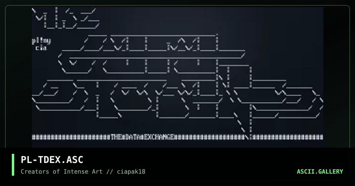 PL-TDEX.ASC, by pliny, 1994