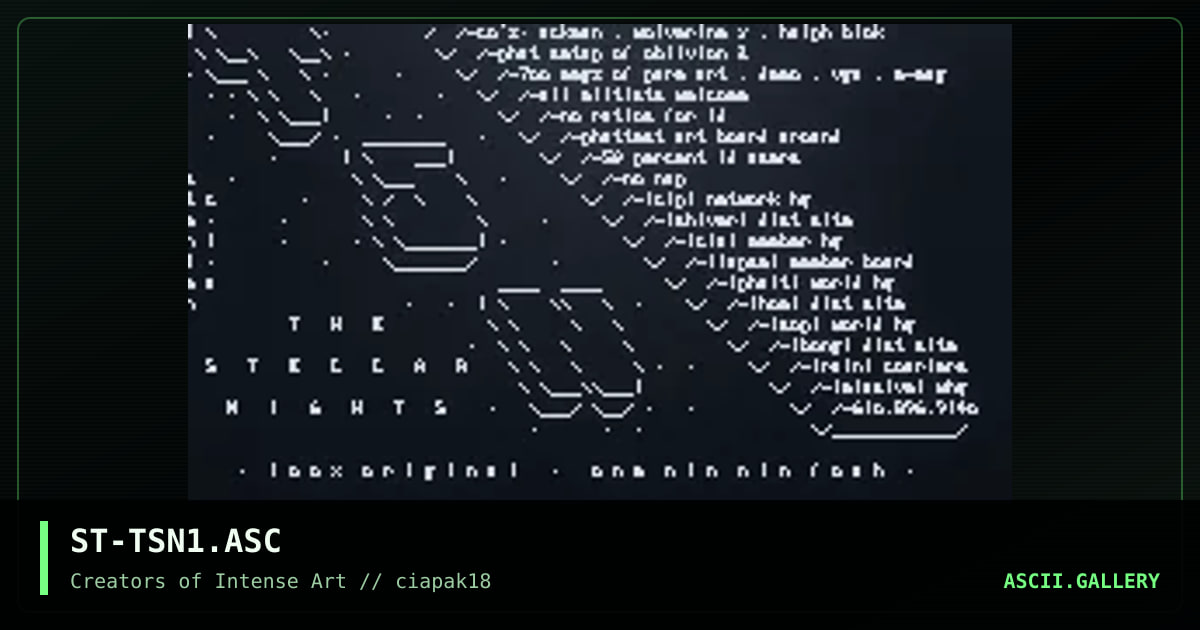 ST-TSN1.ASC, by stoner, 1994