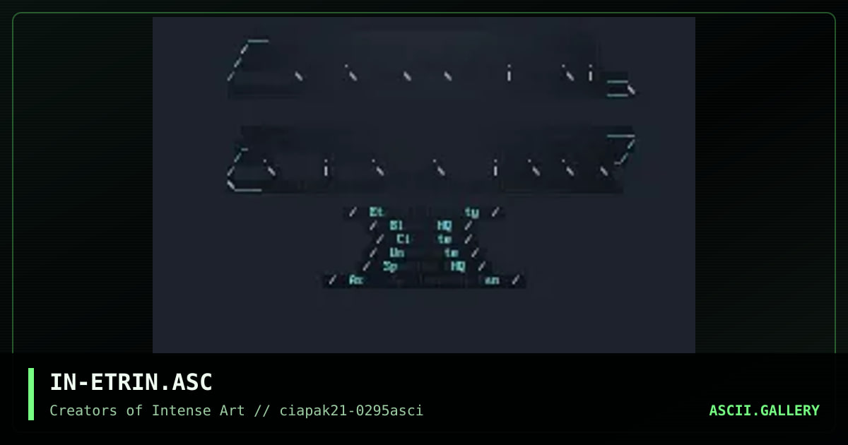 Eternal Insanity Logo, by insanity man, 1995