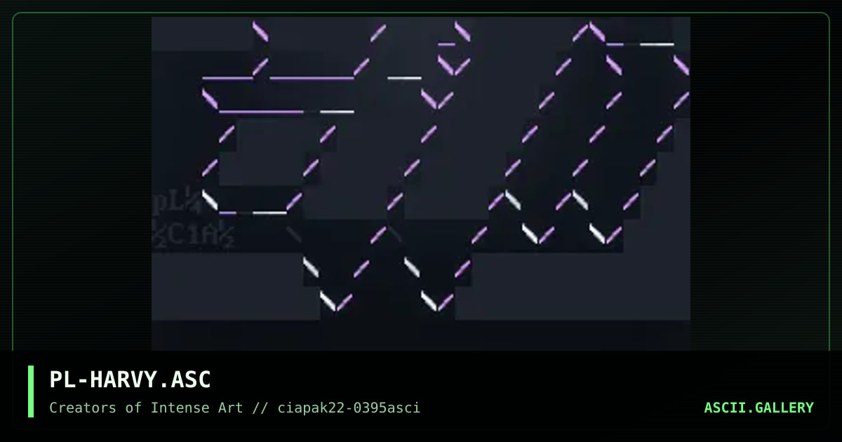 PL-HARVY.ASC, by pliny, 1995