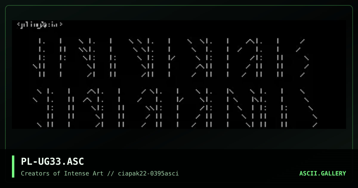 PL-UG33.ASC, by pliny, 1995