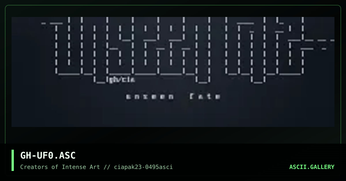 GH-UF0.ASC, by grey hawk, 1995