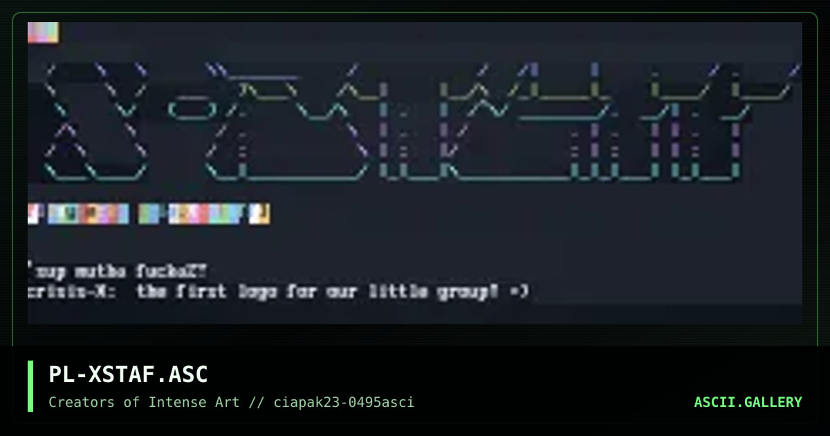 PL-XSTAF.ASC, by pliny, 1995