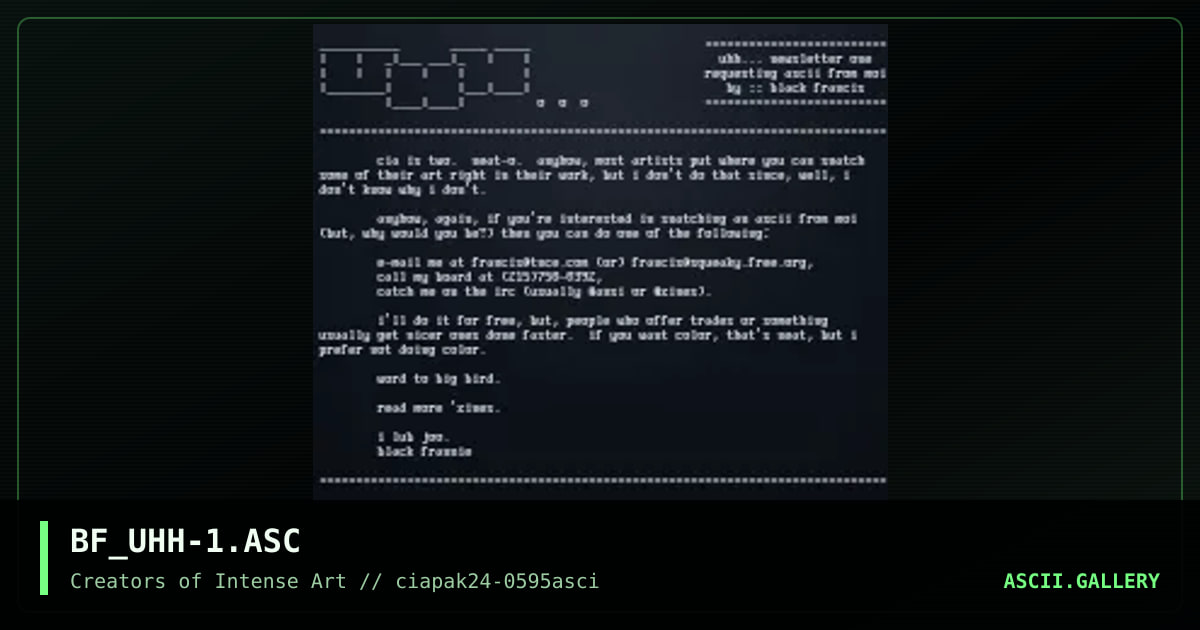 BF_UHH-1.ASC, by black francis, 1995