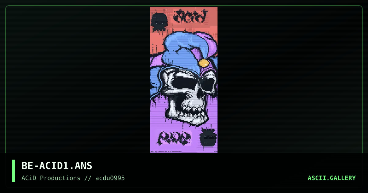 ACiD Advo, by beastie, 1995