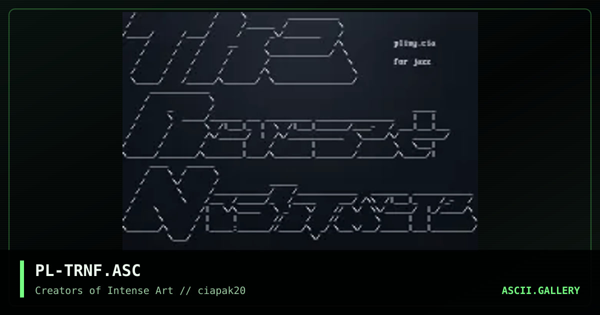 PL-TRNF.ASC, by pliny, 1995