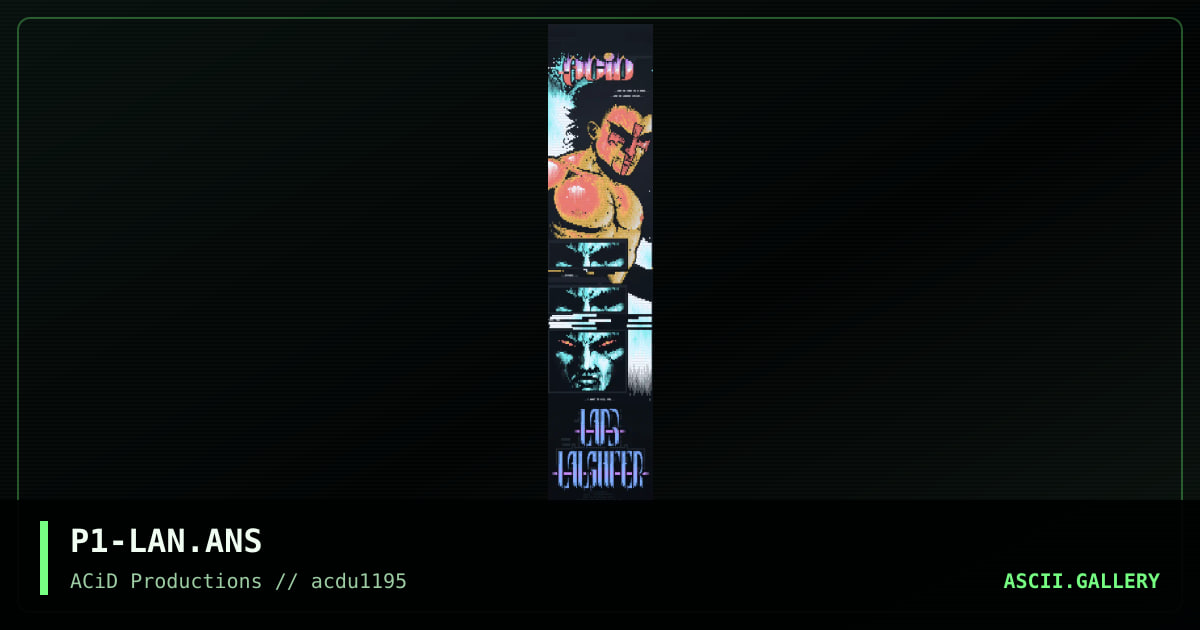 Lan's Laughter, by prisoner number one, 1995
