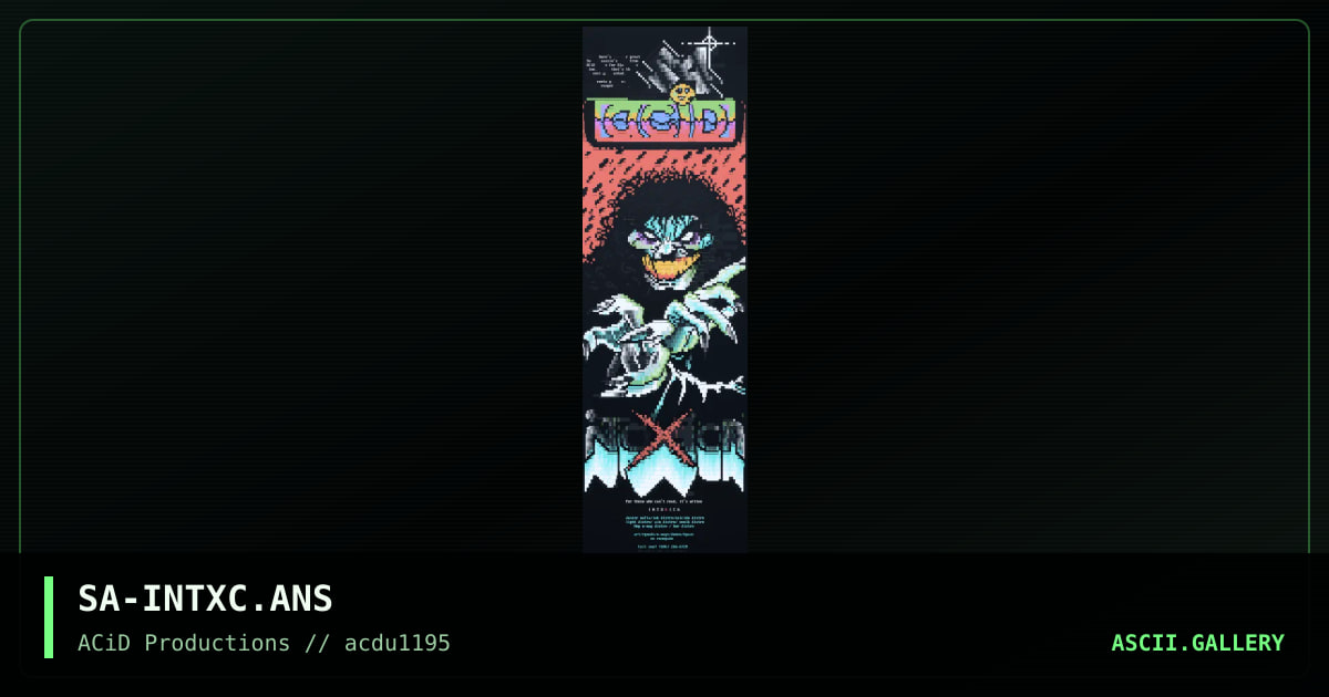 Intoxica, by soul assassin, 1995