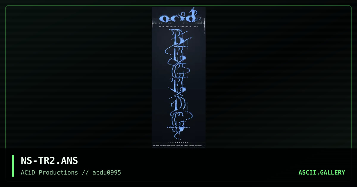 The Regency, by neurosis, 1995