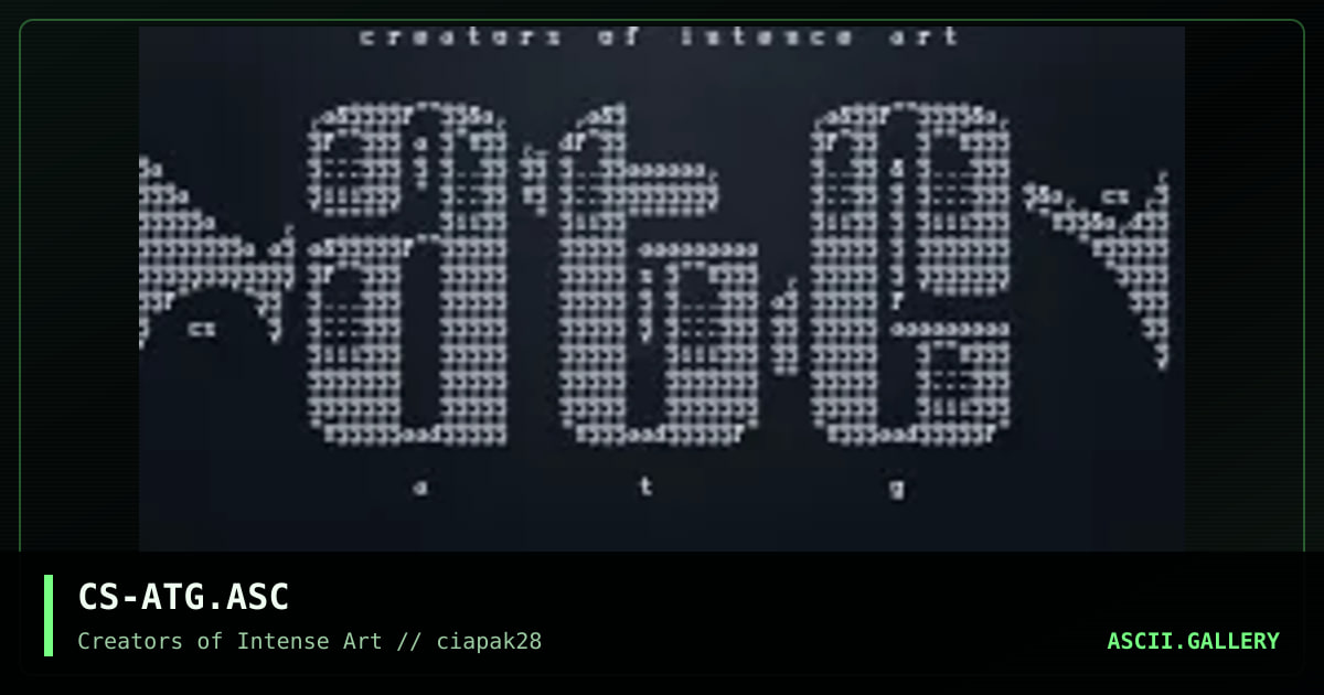 ATG, by coleslaw, 1995
