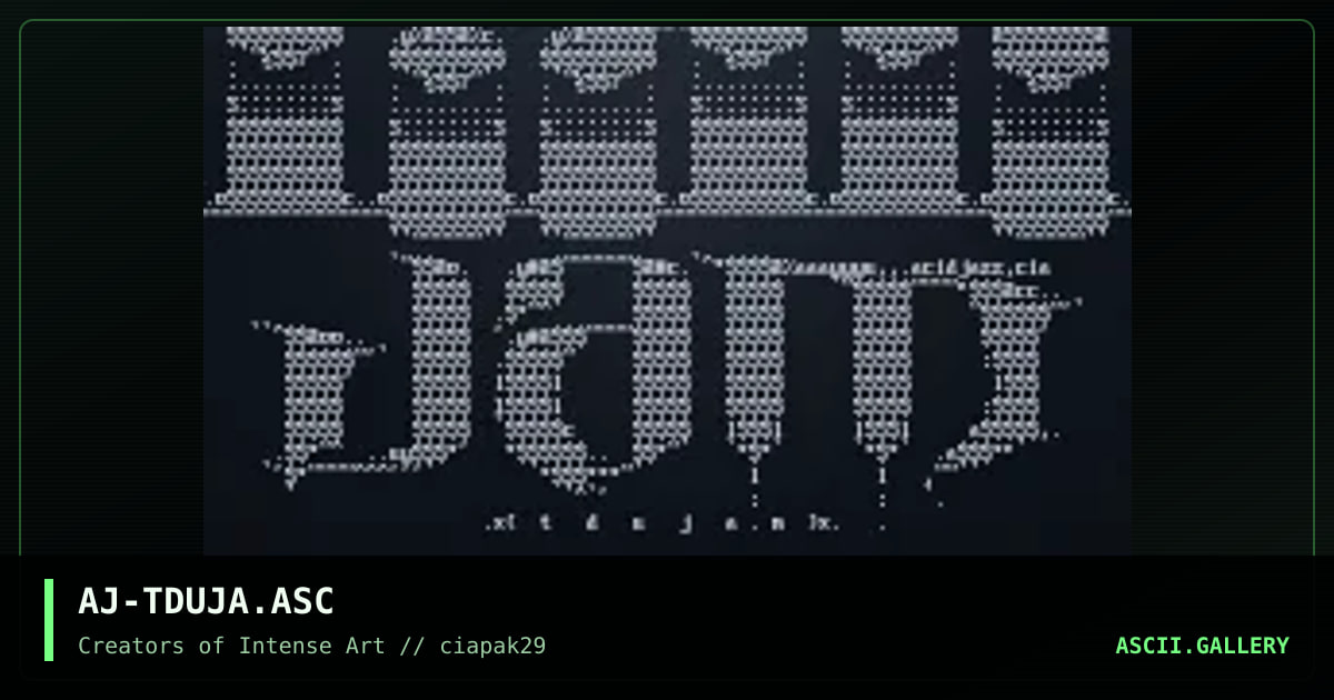 tduspam, by acidjazz, 1995