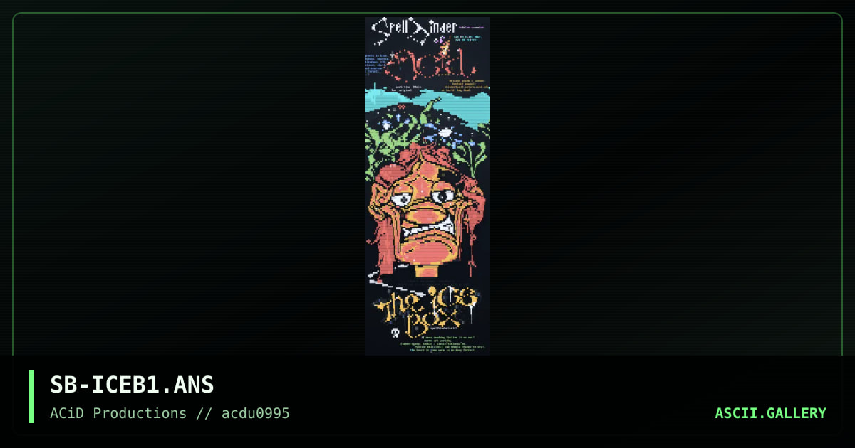 The Ice Box, by spellbinder, 1995