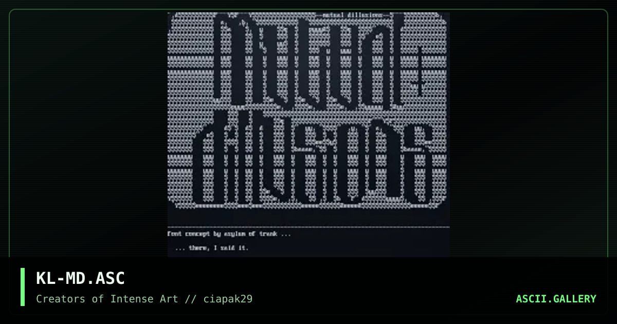 Mutual Dillusions, by kaleidas, 1995