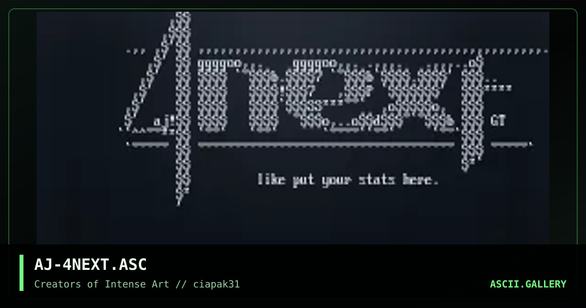 AJ-4NEXT.ASC, by acidjazz, 1996