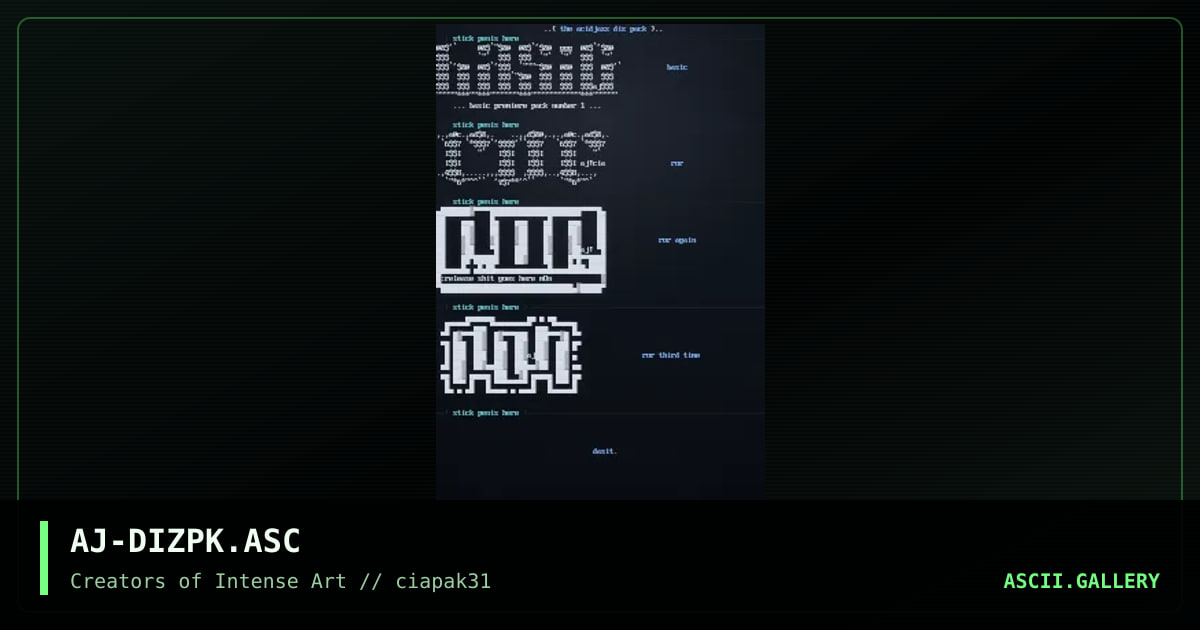 diziewizie pack, by acidjazz, 1996