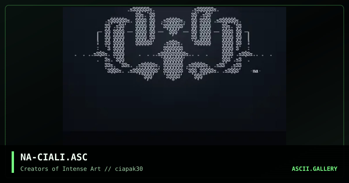 cia 96, by napalm, 1996