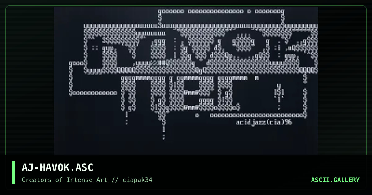 AJ-HAVOK.ASC, by acidjazz, 1996