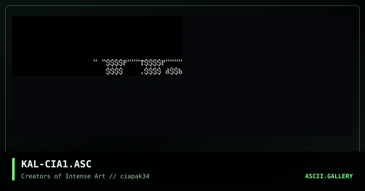KAL-CIA1.ASC, by kaleidas, 1996