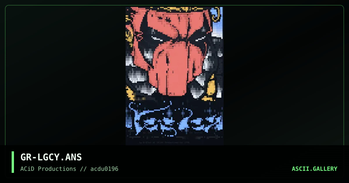 Legacy, by grifter 805, 1996