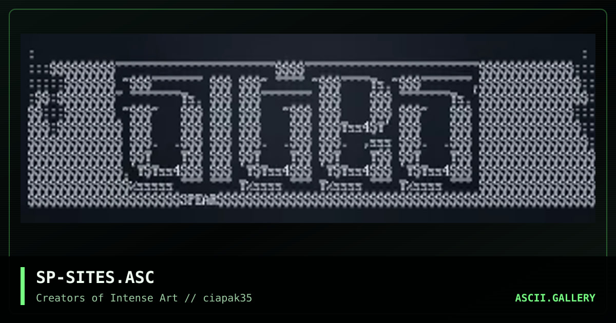 SP-SITES.ASC, by spear, 1996