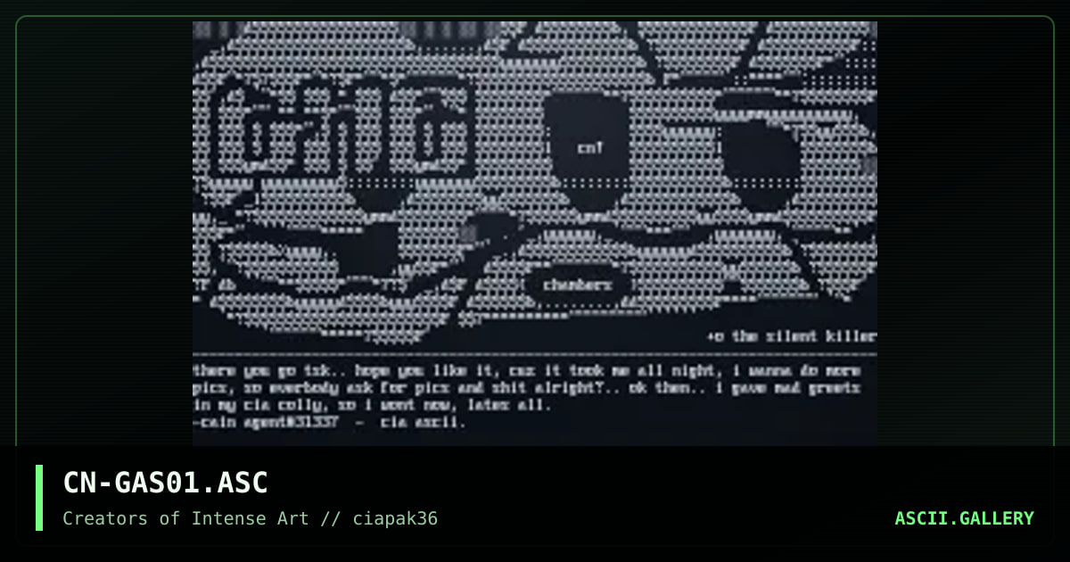 the gas chambers, by cain, 1996