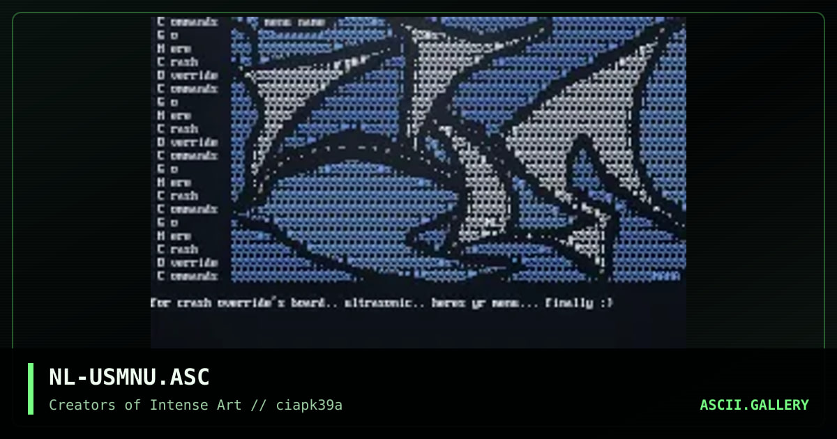 ultrasonic menu, by nahal, 1996