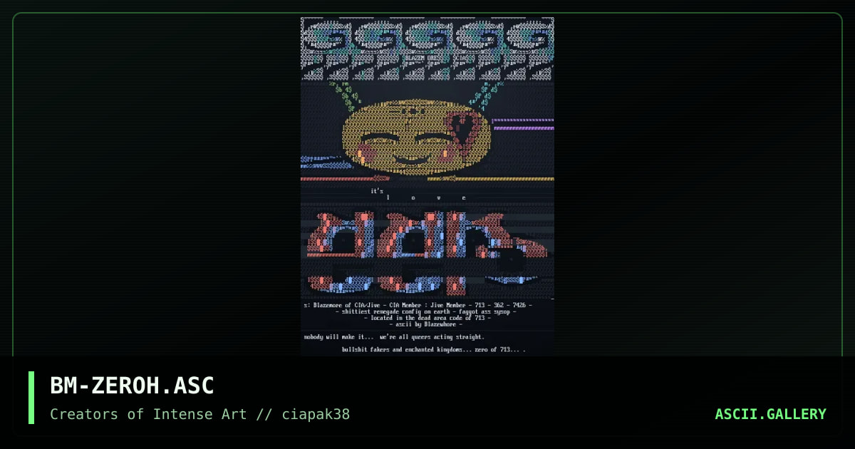 BM-ZEROH.ASC, by blazemore, 1996