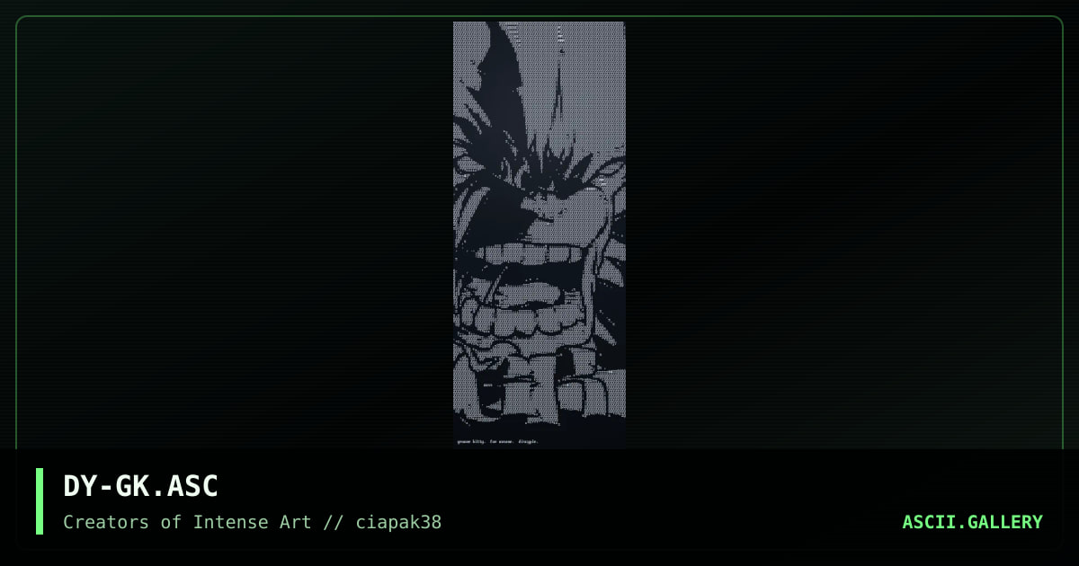 DY-GK.ASC, by discyple, 1996