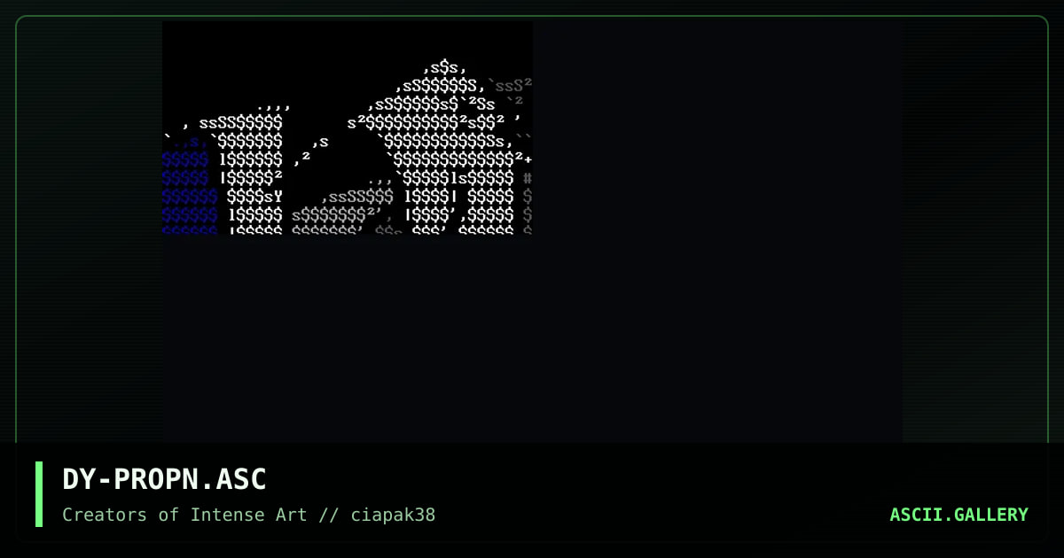 DY-PROPN.ASC, by discyple, 1996