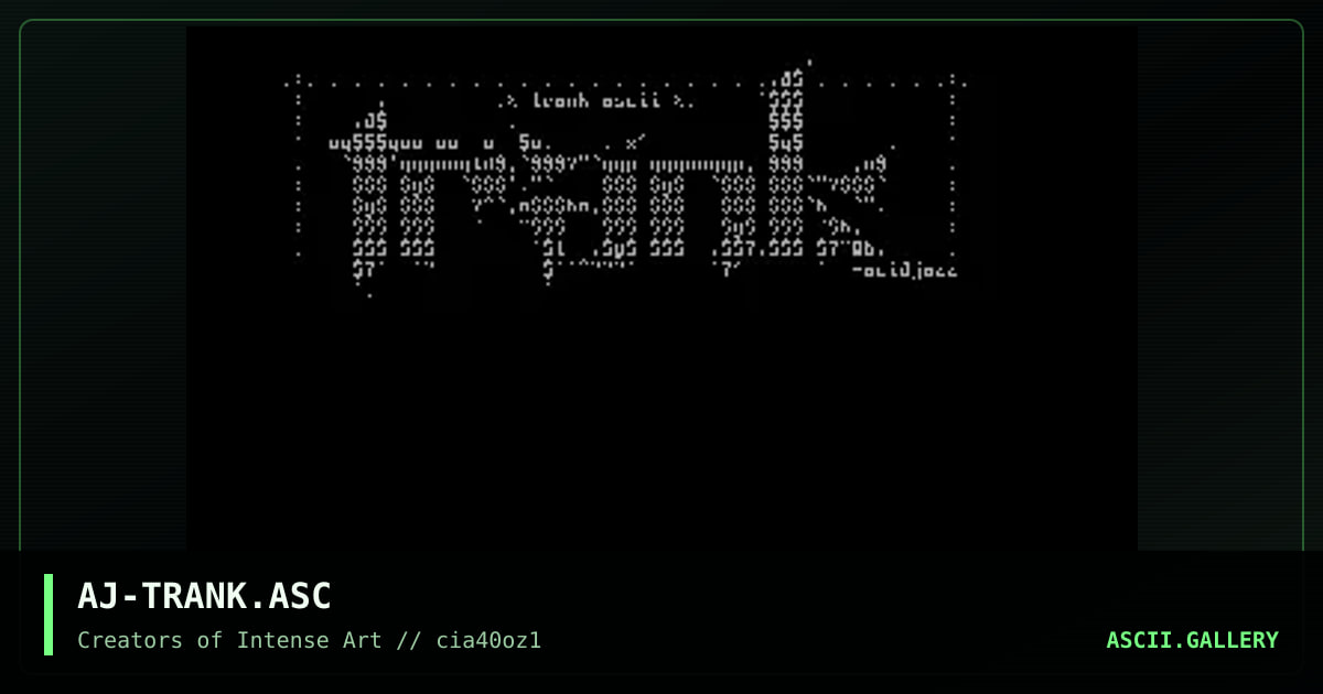 trank logo, by acidjazz, 1996