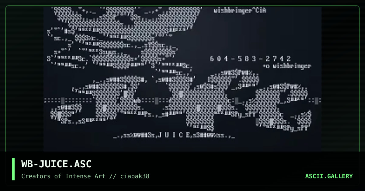 WB-JUICE.ASC, by wishbringer, 1996