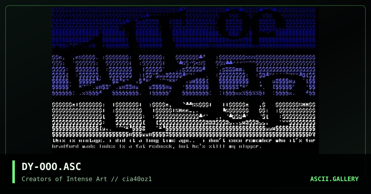 Out Of Order, by discyple, 1996