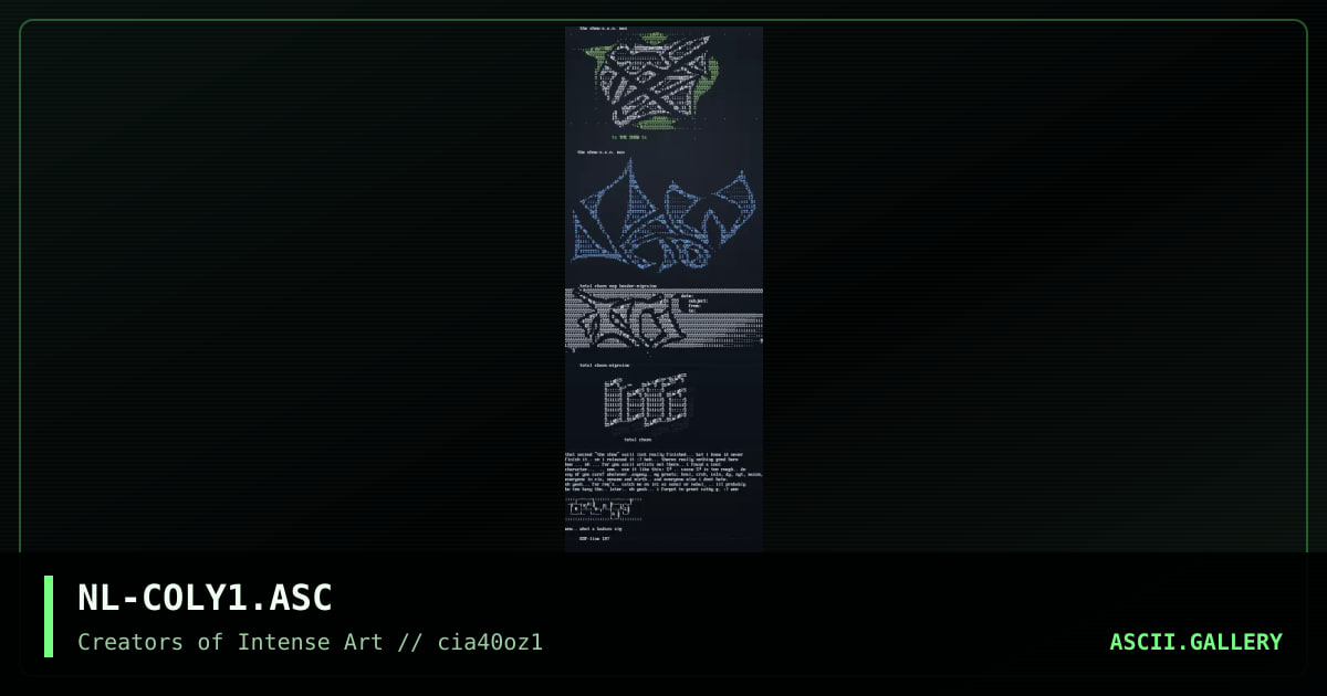 1296 colly (jeez this is horrible), by nahal, 1996