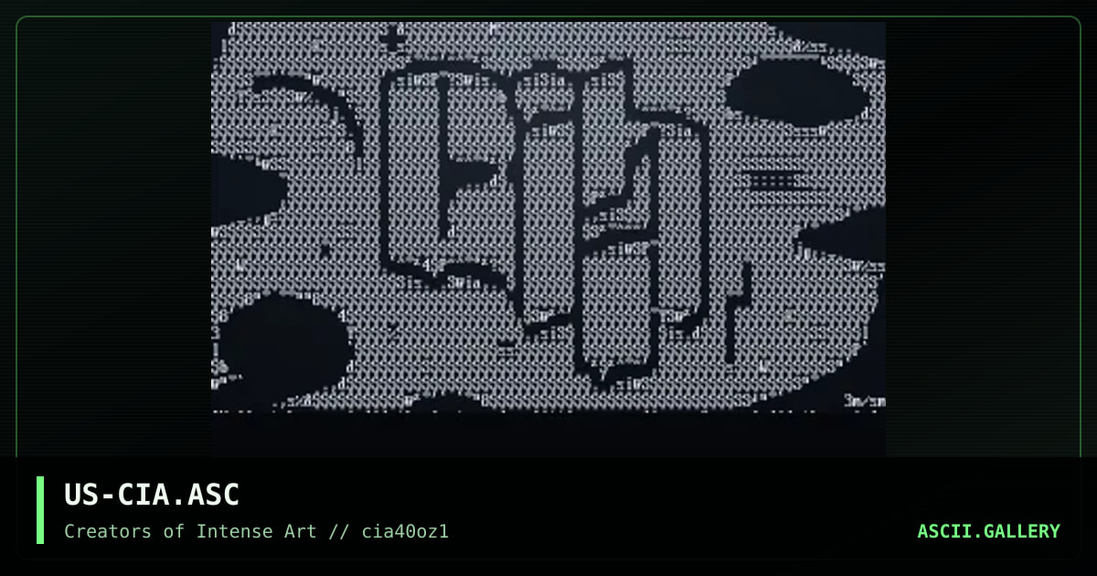 Cia Logo joint, by empty, sammael, 1996