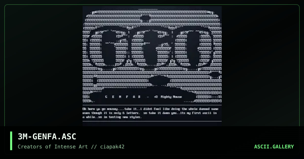 Genfab, by empty, 1997