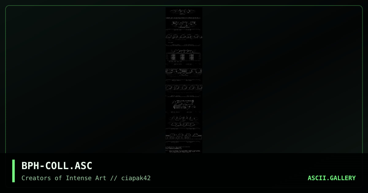 asciicolly, by baphomet, 1997
