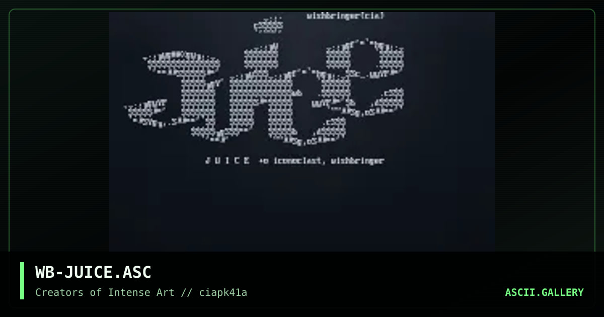 juice, by wishbringer, 1997