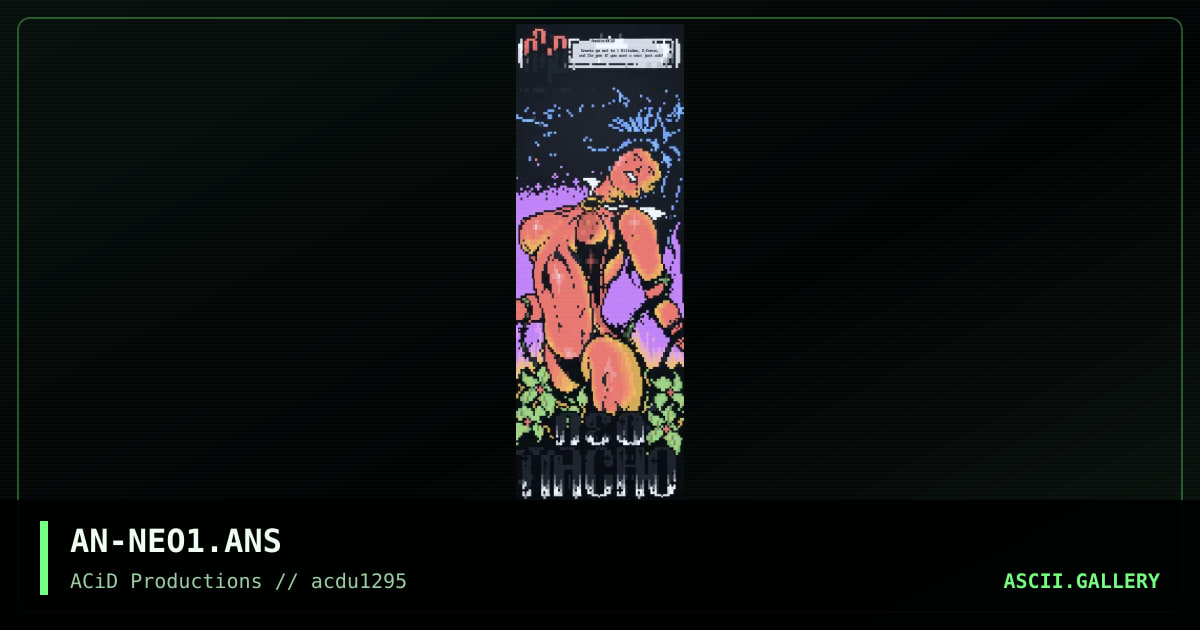 Neo Nacho, by anubis, 1995