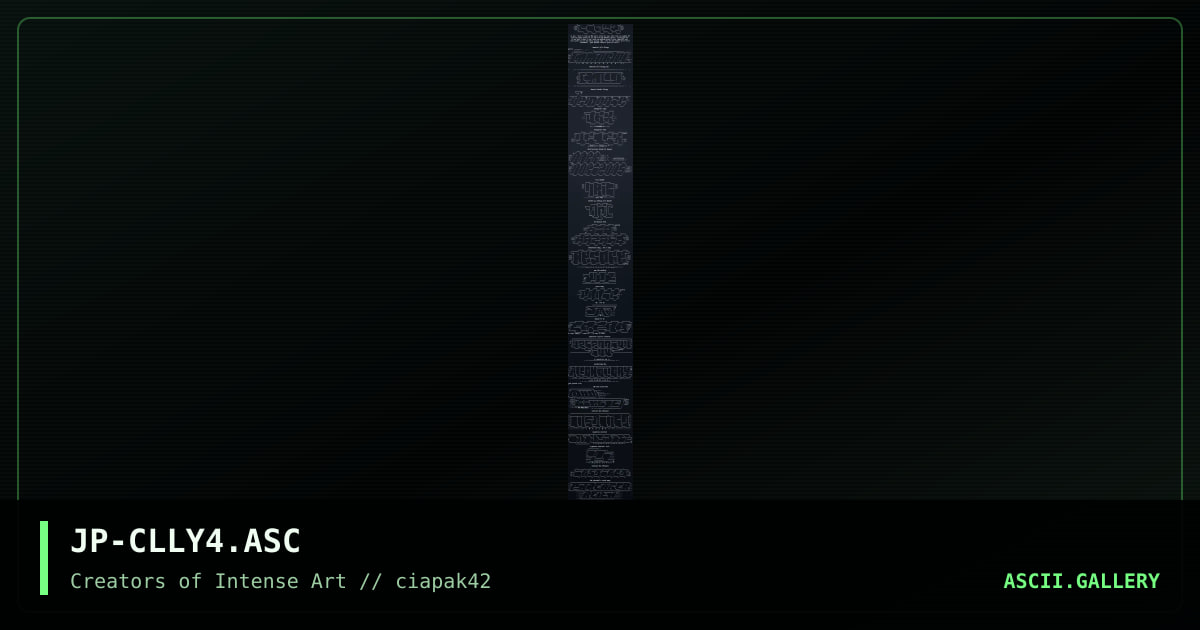 ascii colly 4, by jack phlash, 1997