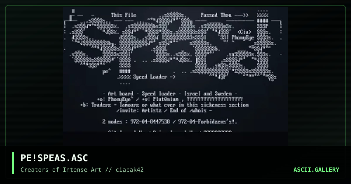 speed loader logo, by phonyeye, 1997